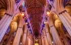 Nave, Washington National Cathedral, Washington DC. Construction started 1907. Art Print
